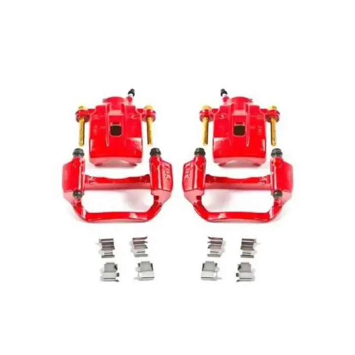Power Stop 08-15 Toyota Sequoia Rear Red Calipers w/Brackets – Pair