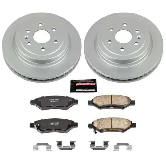 Power Stop 10-16 Cadillac SRX Rear Z17 Evolution Geomet Coated Brake Kit