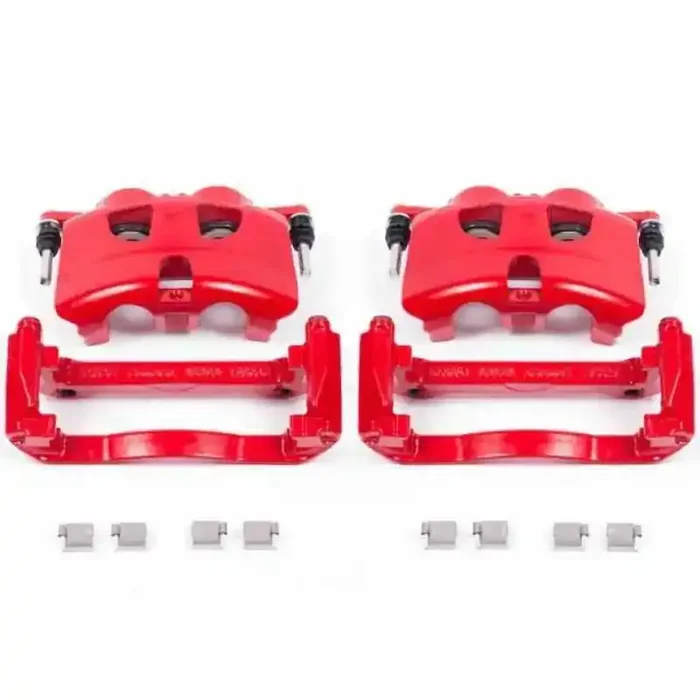 Power Stop 12-19 Ford F-150 Front Red Calipers w/Brackets – Pair