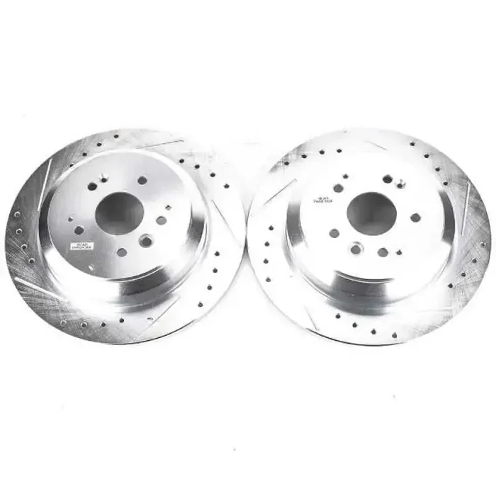 Power Stop 14-16 Acura MDX Rear Evolution Drilled & Slotted Rotors – Pair