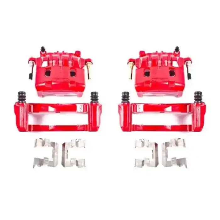 Power Stop 16-17 Subaru Crosstrek Front Red Calipers w/Brackets – Pair