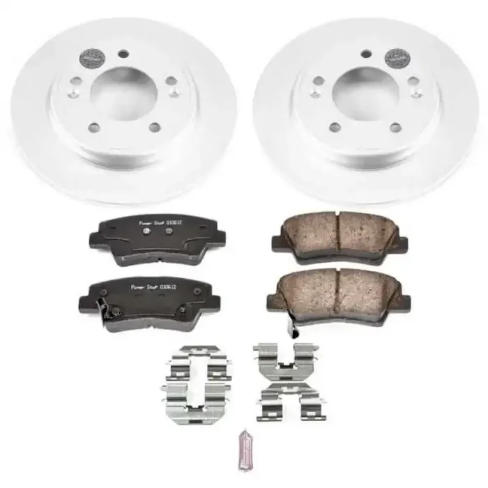 Power Stop 17-19 Hyundai Elantra Rear Z17 Evolution Geomet Coated Brake Kit