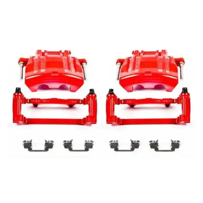 Power Stop 2012 Chrysler 300 Front Red Calipers w/Brackets – Pair