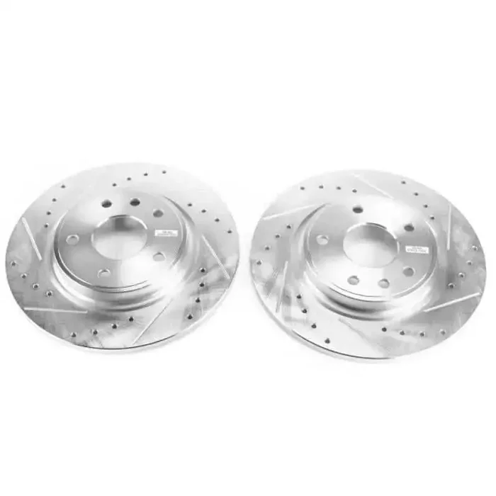 Power Stop 71-73 Buick Centurion Front Evolution Drilled & Slotted Rotors – Pair