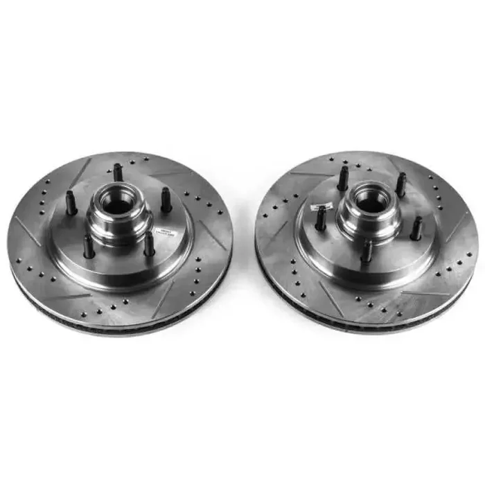 Power Stop 97-00 Ford F-150 Front Evolution Drilled & Slotted Rotors – Pair