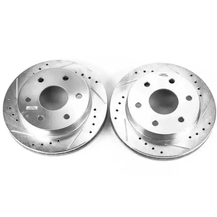 Power Stop 99-00 Cadillac Escalade Front Evolution Drilled & Slotted Rotors – Pair