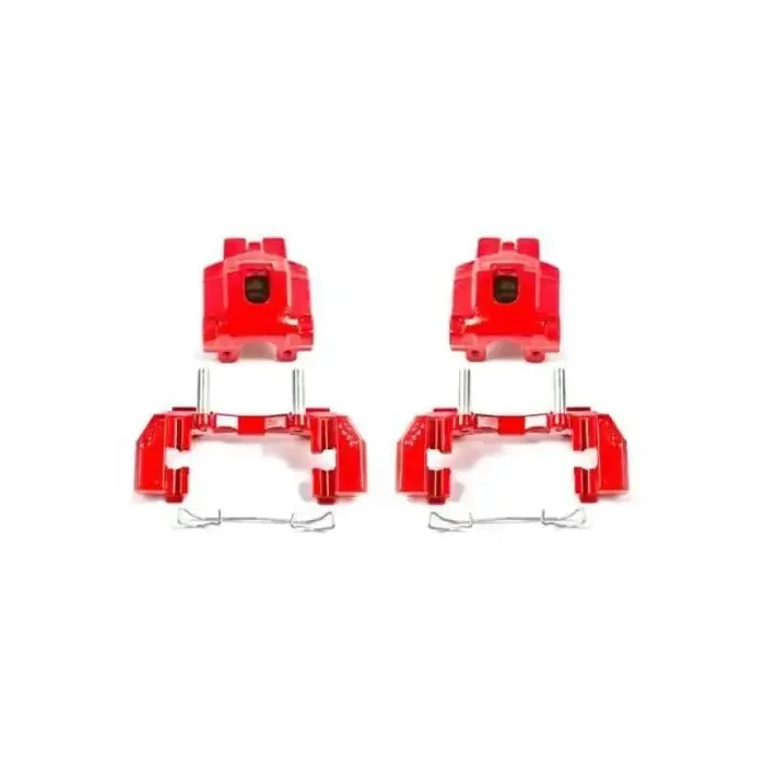 Power Stop 99-04 Jeep Grand Cherokee Rear Red Calipers w/Brackets – Pair
