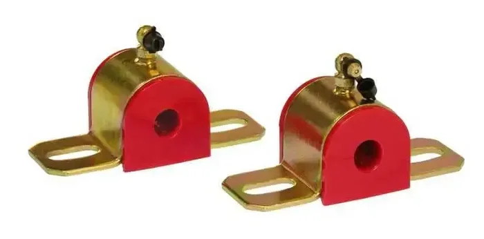 Prothane Universal 90 Deg Greasable Sway Bar Bushings – 9/16in – Type B Bracket – Red