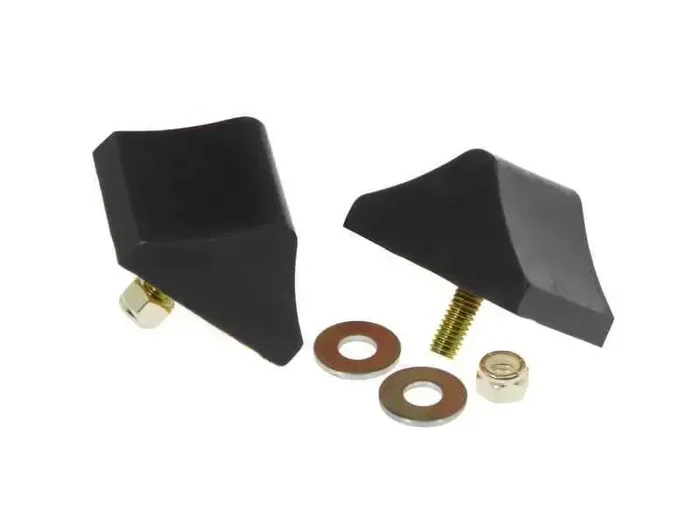 Prothane Universal Bump Stop 1 1/2X2X1 3/4 Wedge – Black