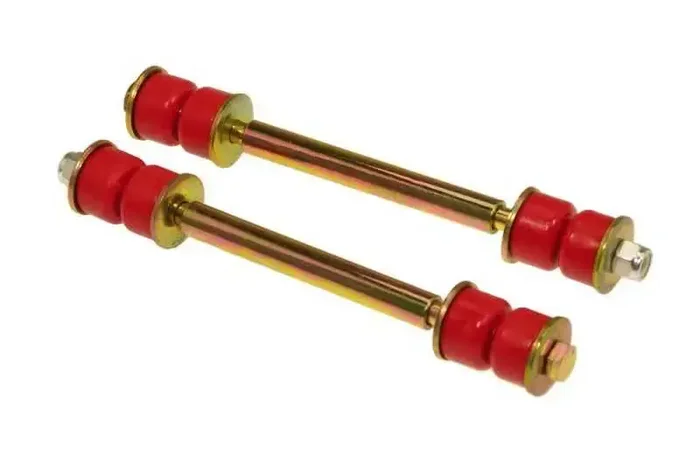 Prothane Universal End Link Set – 6 1/8in Mounting Length – Red