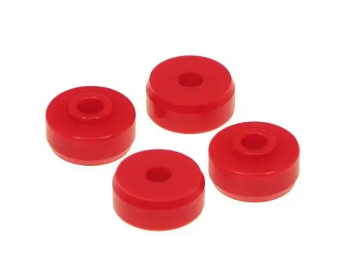 Prothane Universal Shock Bushings – Stem Type – Small Nipple – Red