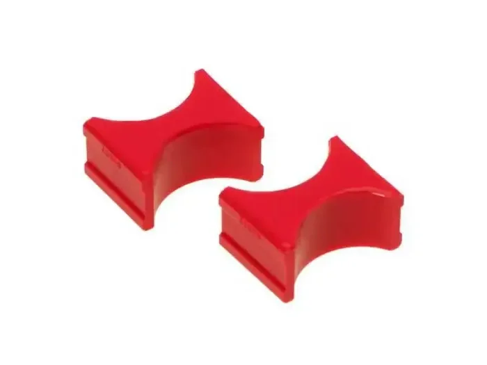 Prothane Universal Shock Reservoir Mounts – 2.0/2.0 Diameter – Red