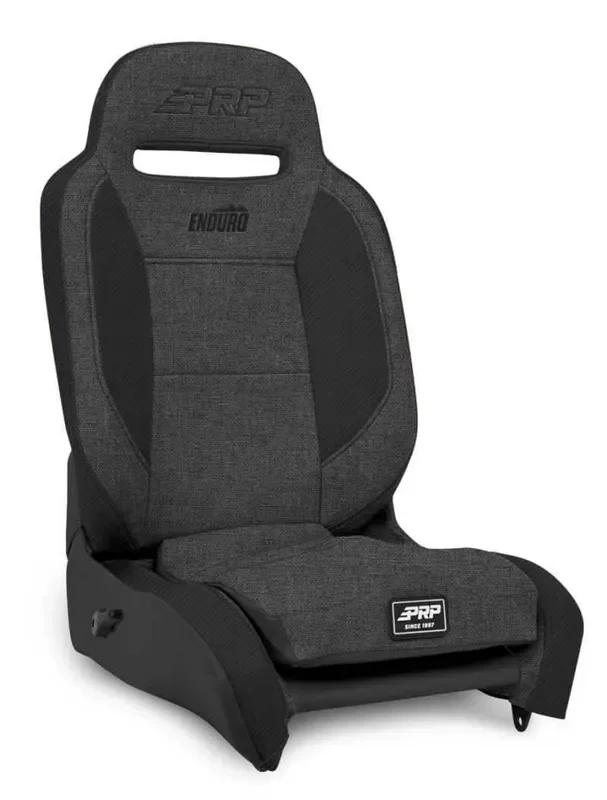 PRP Enduro Elite Reclining Suspension Seat (Driver Side) – Grey/Black