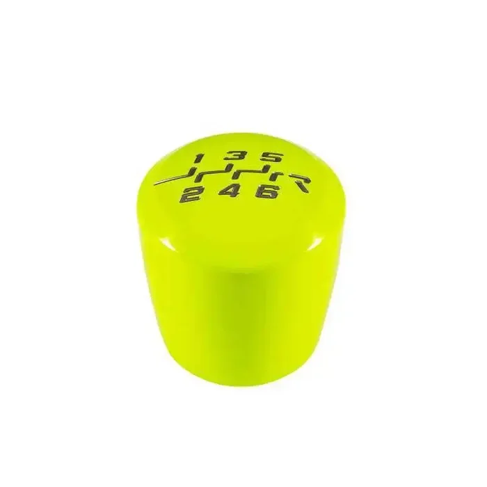 Raceseng Ashiko Shift Knob (Gate 3 Engraving) M12x1.25mm Adapter – Neon Yellow