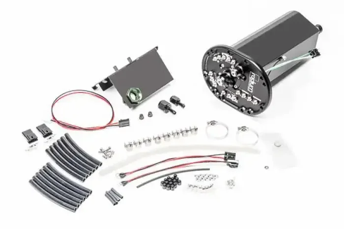 Radium Mazda RX7 FD Fuel Hanger Surge Tank Walbro GSS342 AEM 50-1200 – Pumps Not Included