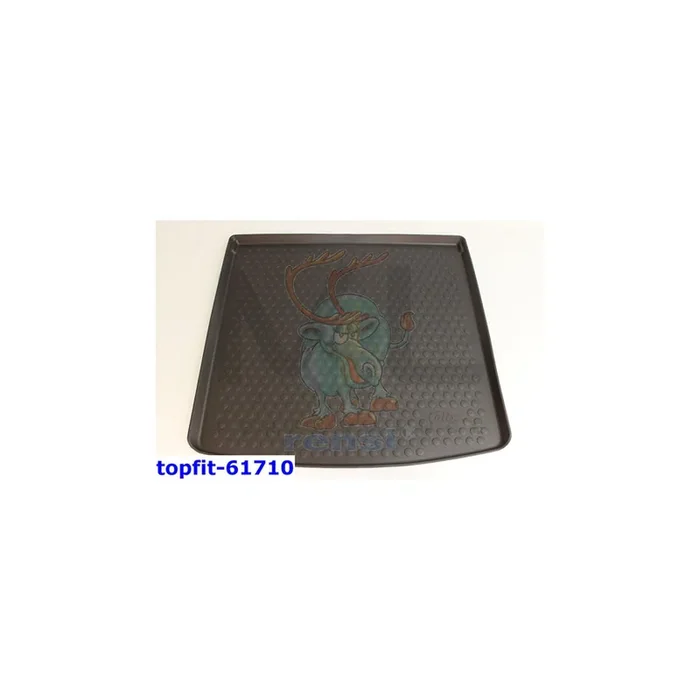 RENSI 61710 Car boot tray for SKODA Fabia III Estate (NJ5) Elastomer, fits top/higher cargo floor