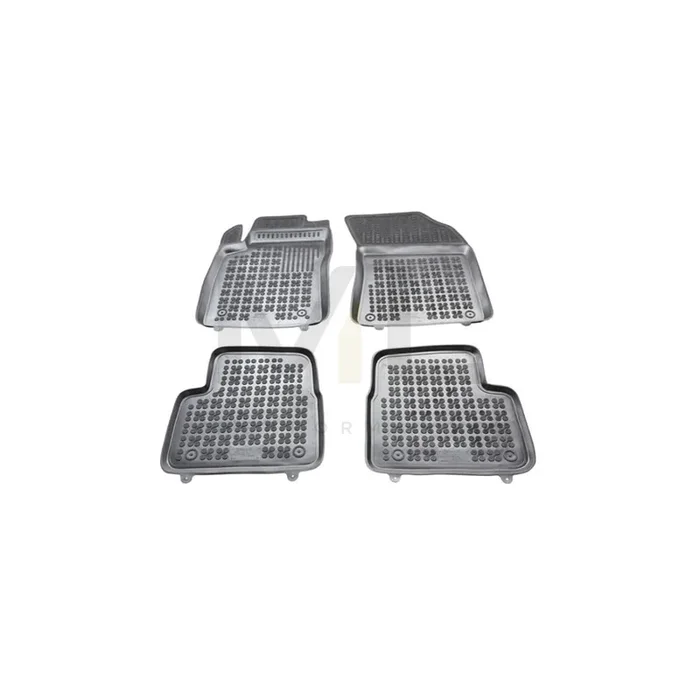 REZAW PLAST 201230 Floor mat set for CITROﾃ起 C3 III (SX) Elastomer, Front and Rear, Black