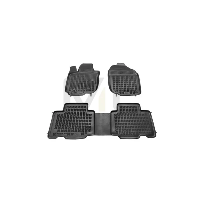 REZAW PLAST 201407 Floor mat set for TOYOTA RAV4 III Off-Road (XA30) Elastomer, Front and Rear, Black