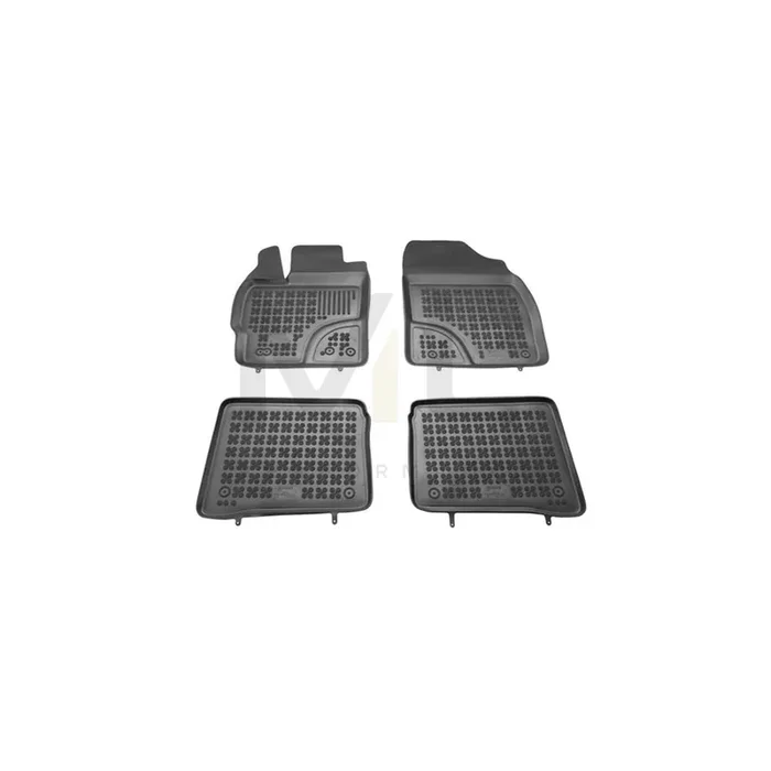 REZAW PLAST 201415 Floor mat set for TOYOTA Prius III Hatchback (XW30) Elastomer, Front and Rear, Black