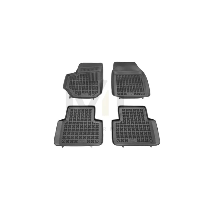 REZAW PLAST 201504 Floor mat set for FIAT Croma II Estate (194) Elastomer, Front and Rear, Black