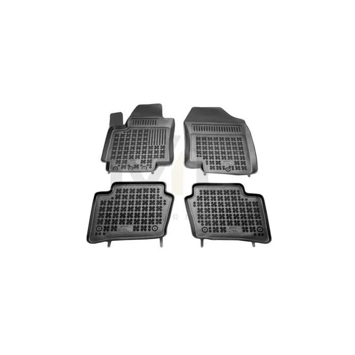 REZAW PLAST 201602 Floor mat set for HYUNDAI i20 I Hatchback (PB) Elastomer, Front and Rear, Black