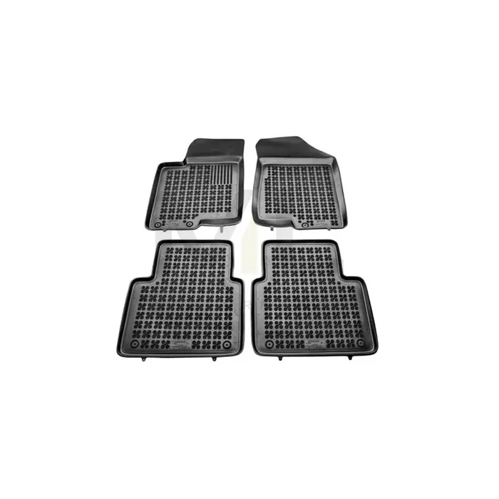 REZAW PLAST 201603 Floor mat set for HYUNDAI Sonata V (NF) Elastomer, Front and Rear, Black