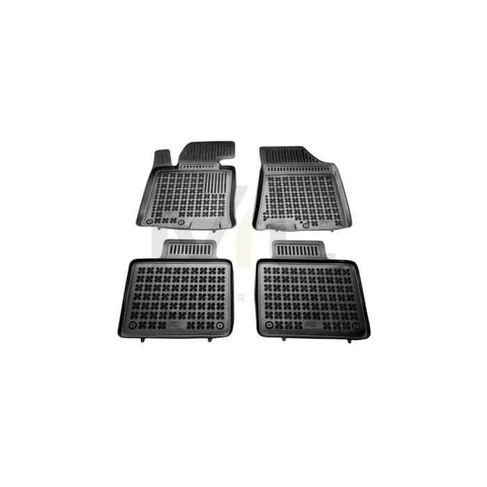 REZAW PLAST 201611 Floor mat set for HYUNDAI i40 Estate (VF) Elastomer, Front and Rear, Black