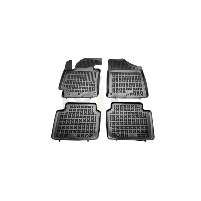 REZAW PLAST 201612 Floor mat set for HYUNDAI Elantra V Saloon (MD) Elastomer, Front and Rear, Black