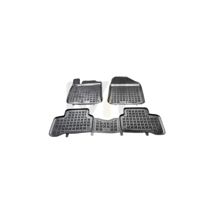REZAW PLAST 201618 Floor mat set for HYUNDAI Ioniq (AE) Elastomer, Front and Rear, Black