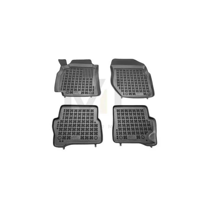 REZAW PLAST 201813 Floor mat set for NISSAN Almera II Saloon (N16) Elastomer, Front and Rear, Black