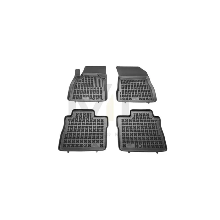 REZAW PLAST 201818 Floor mat set for NISSAN Note II Hatchback (E12) Elastomer, Front and Rear, Black