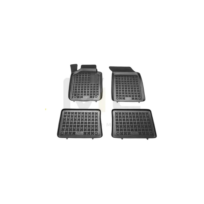 REZAW PLAST 201908 Floor mat set for RENAULT Symbol / Thalia II Elastomer, Front and Rear, Black