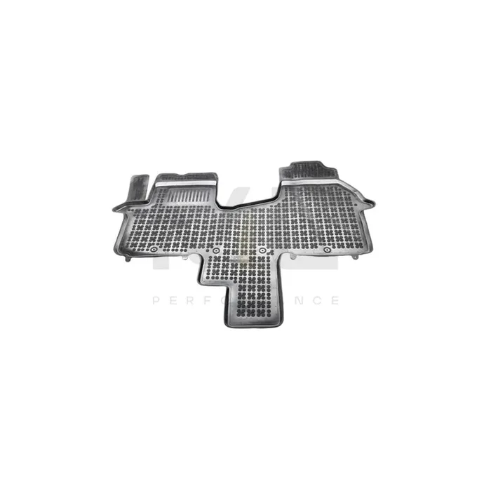 REZAW PLAST 201926 Floor mat set Elastomer, Under driver seat, Quantity 1, Black
