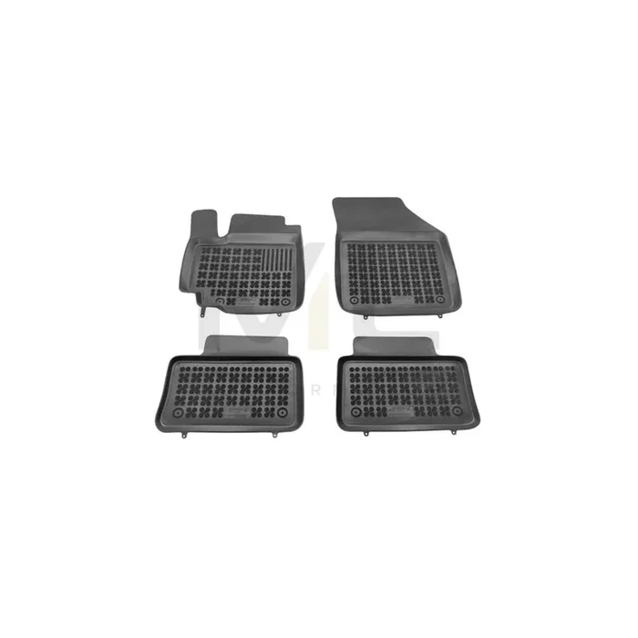 REZAW PLAST 202207 Floor mat set for SUZUKI Alto VII (GF) Elastomer, Front and Rear, Black