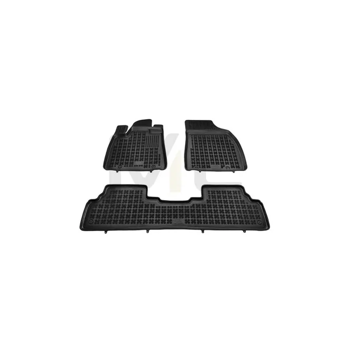 REZAW PLAST 202404 Floor mat set for LEXUS RX III (AL10) Elastomer, Front and Rear, Black