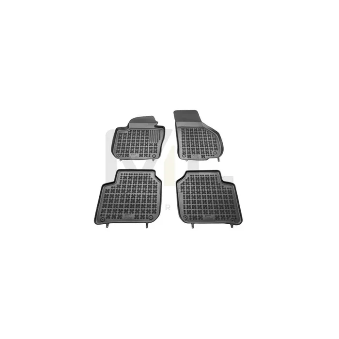 REZAW PLAST Tailored 200208 Floor mat set for SKODA SUPERB Elastomer, Front and Rear, Quantity 4, Black