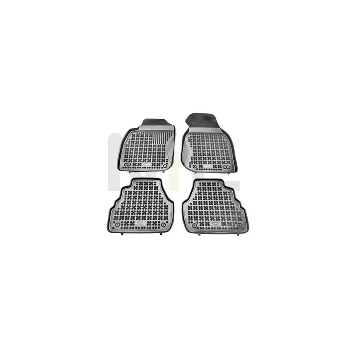 REZAW PLAST Tailored 200304 Floor mat set for AUDI A6 Elastomer, Front and Rear, Quantity 4, Black