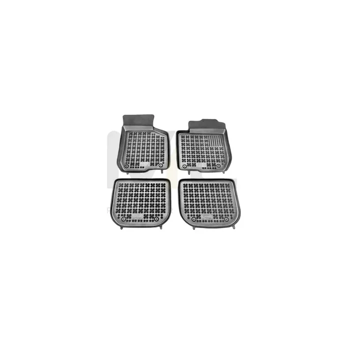 REZAW PLAST Tailored 200305 Floor mat set Elastomer, Front and Rear, Quantity 4, Black