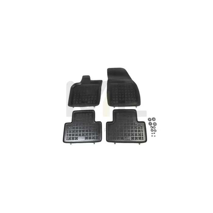 REZAW PLAST Tailored 200408 Floor mat set for VOLVO V50 (MW, 545) Elastomer, Front and Rear, Quantity 4, Black