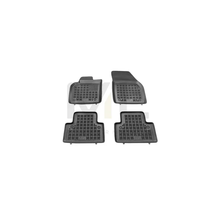 REZAW PLAST Tailored 200409 Floor mat set for VOLVO S40 II (MS, 544) Elastomer, Front and Rear, Quantity 4, Black