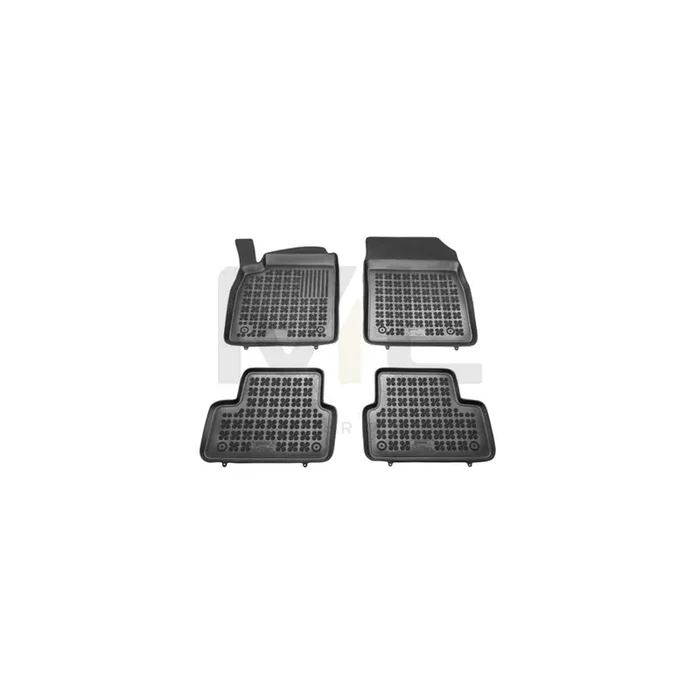REZAW PLAST Tailored 200510 Floor mat set for OPEL ASTRA Elastomer, Front and Rear, Quantity 4, Black