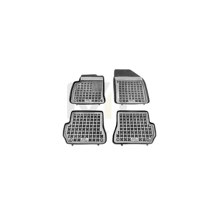 REZAW PLAST Tailored 200603 Floor mat set for FORD Fiesta Mk5 Hatchback (JH1, JD1, JH3, JD3) Elastomer, Front and Rear, Quantity 4, Black
