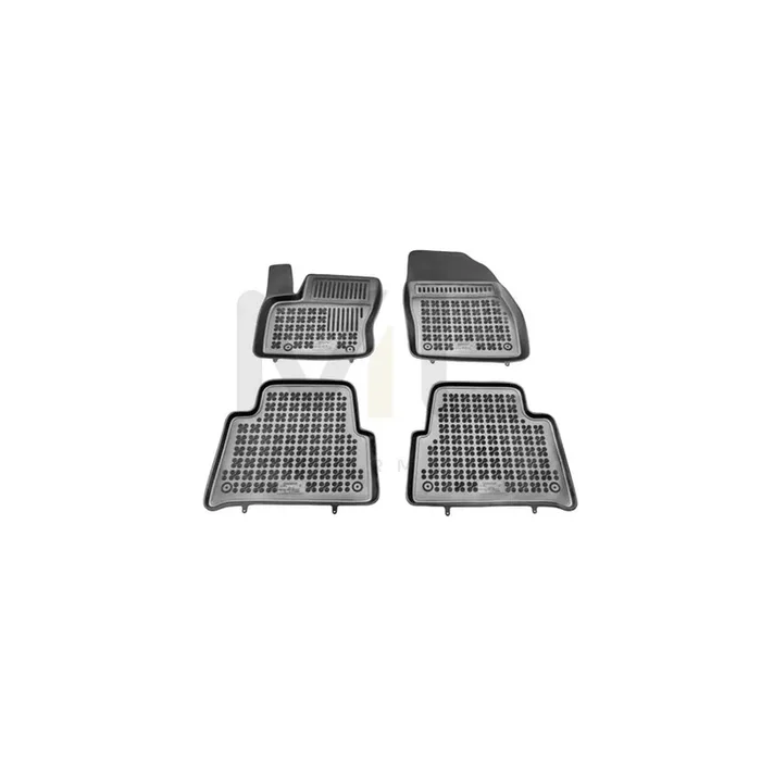REZAW PLAST Tailored 200606 Floor mat set for FORD Kuga Mk1 Off-Road Elastomer, Front and Rear, Quantity 4, Black