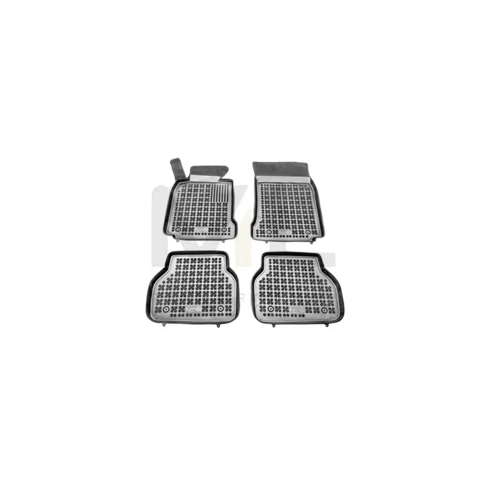 REZAW PLAST Tailored 200704 Floor mat set for BMW 5 Series Elastomer, Front and Rear, Quantity 4, Black