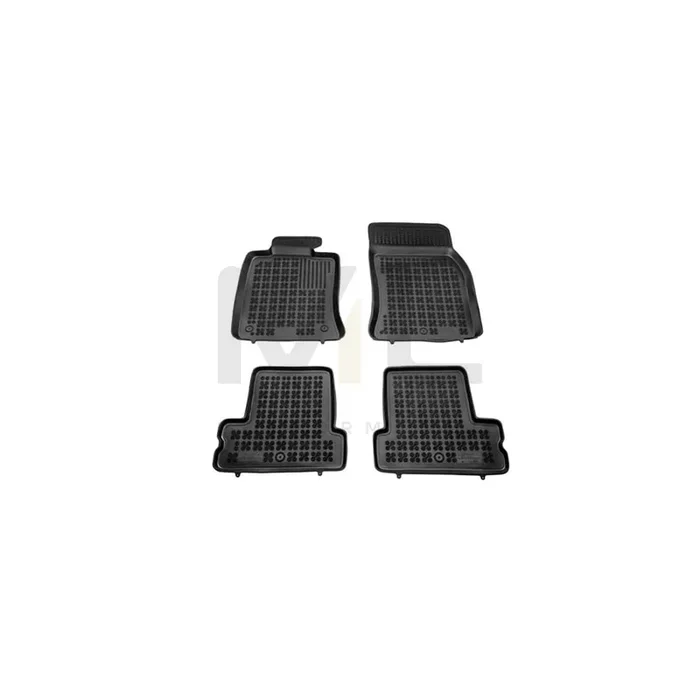 REZAW PLAST Tailored 200720 Floor mat set for MINI Hatchback Elastomer, Front and Rear, Quantity 4, Black
