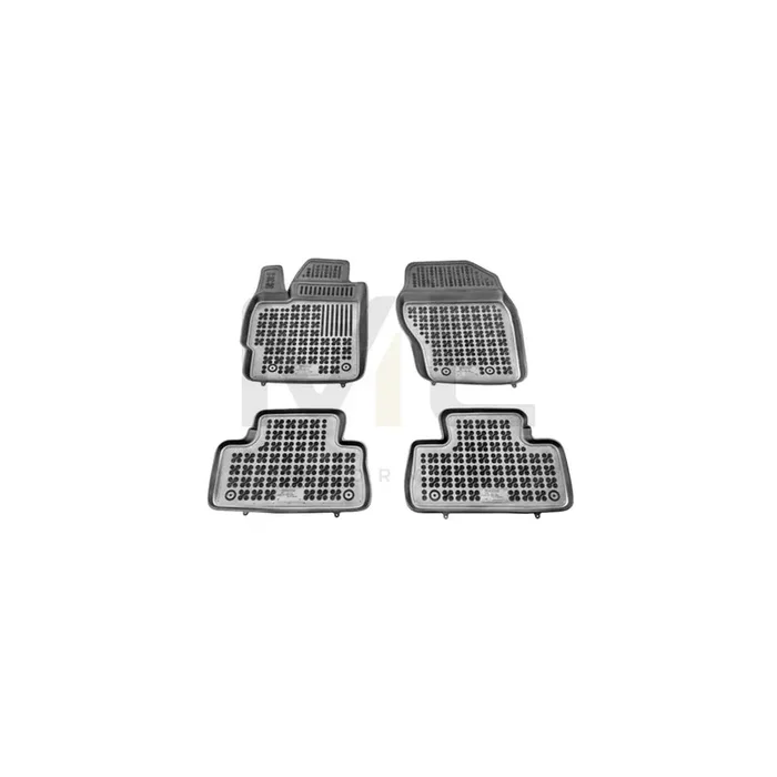 REZAW PLAST Tailored 200807 Floor mat set for MAZDA CX-7 (ER) Elastomer, Front and Rear, Quantity 4, Black