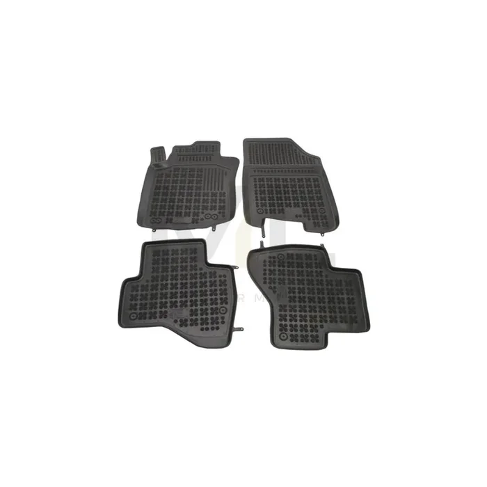 REZAW PLAST Tailored 201211 Floor mat set Elastomer, Front and Rear, Quantity 4, Black