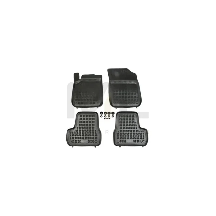 REZAW PLAST Tailored 201213 Floor mat set for CITROﾃ起 C3 II (SC) Elastomer, Front and Rear, Quantity 4, Black