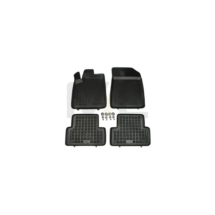 REZAW PLAST Tailored 201214 Floor mat set for CITROﾃ起 C5 Elastomer, Front and Rear, Quantity 4, Black