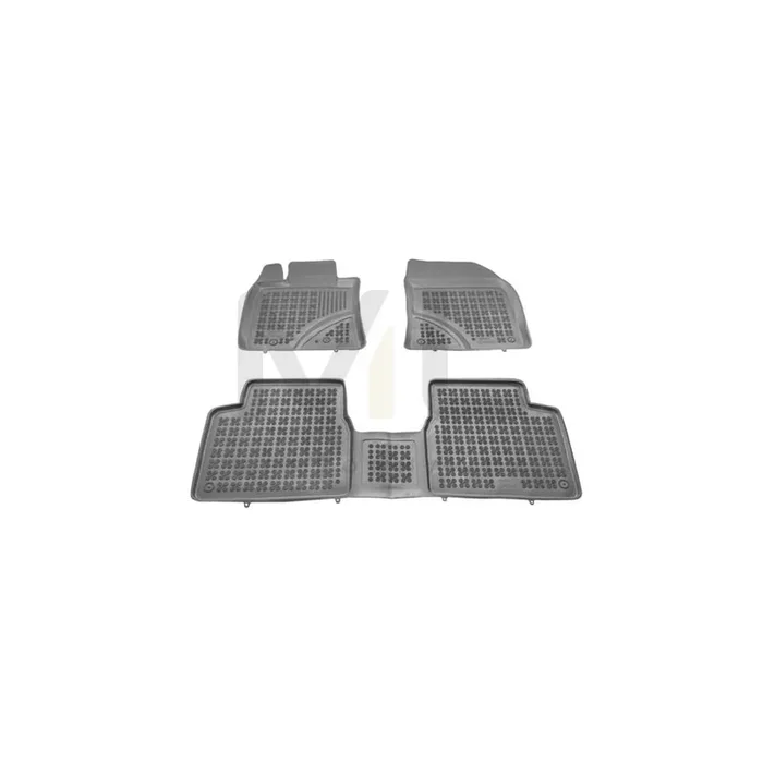 REZAW PLAST Tailored 201405 Floor mat set for TOYOTA AVENSIS Elastomer, Front and Rear, Quantity 3, Black